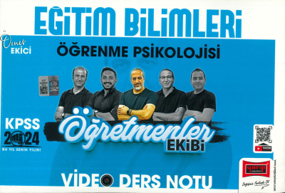 ÖĞRENME PSİKOLOJİSİ ÖĞRETMENLER EKİBİ VİDEO DERS NOTU YKS Fotokopi
