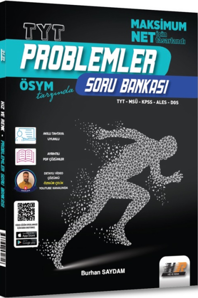 Problemler Soru Bankası Hız ve Renk YKS Fotokopi
