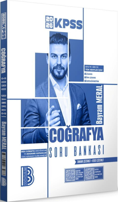 2026 KPSS Coğrafya Tamamı Çözümlü Soru Bankası Benim Hocam Yayınları YKS Fotokopi