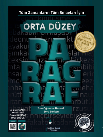 Tüm Zamanların Tüm Sınavları İçin Orta Düzey Paragraf Soru Bankası Edebiyat Sokağı YKS Fotokopi