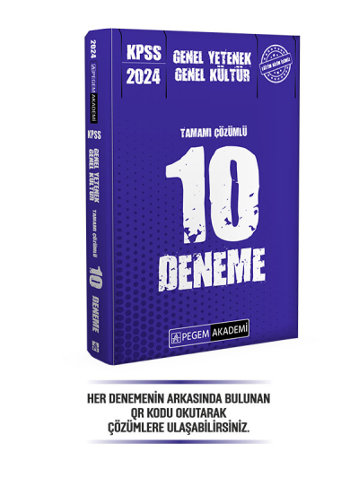 2024 KPSS Genel Yetenek Genel Kültür Tamamı Çözümlü 10 Deneme YKS Fotokopi