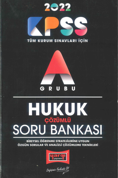 KPSS - A HUKUK ÇÖZÜMLÜ SORU BANKASI 2022 YKS Fotokopi