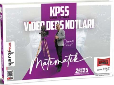 2025 KPSS Genel Yetenek Matematik Video Ders Notları Yargı Yayınları YKS Fotokopi