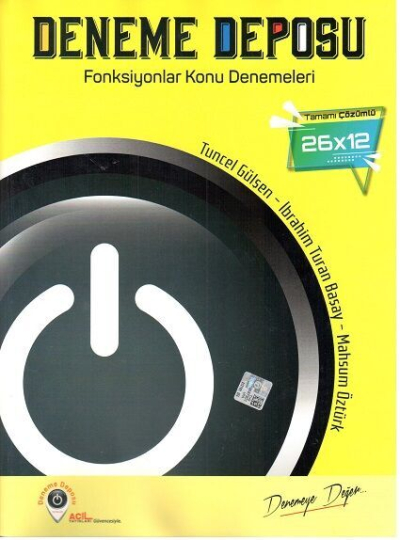 TYT Fonksiyonlar Konu Denemeleri Deneme Deposu Acil Yayınları YKS Fotokopi