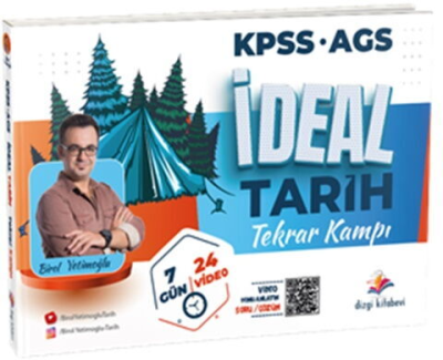 KPSS MEB AGS İdeal Tarih Video Konu Anlatımlı Tekrar Kampı Dizgi Kitap YKS Fotokopi
