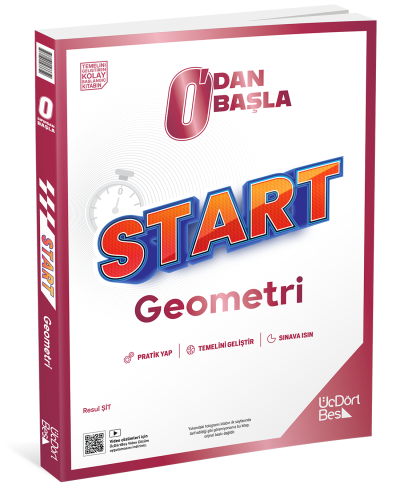 2027 Sıfırdan Başla Start Geometri ÜçDörtBeş Yayınları YKS Fotokopi