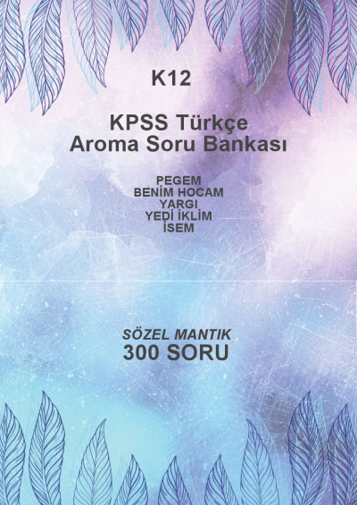 SÖZEL MANTIK --300 SORU-- YKS Fotokopi