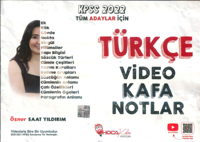TÜRKÇE VİDEO KAFA NOTLAR YKS Fotokopi