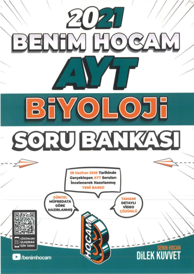 AYT BİYOLOJİ SORU BANKASI YKS Fotokopi