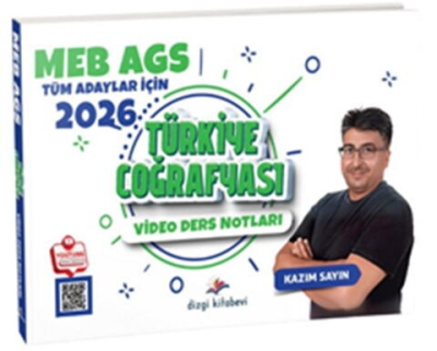 2026 MEB-AGS Coğrafya Konu Anlatımlı Kazım Sayın Dizgi Kitap Yayınları