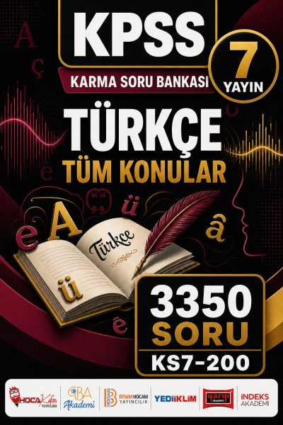 Türkçe Tüm Konular 7 Yayın 3350 Soru YKS Fotokopi