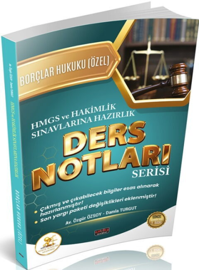HUKAL HMGS HAKİMLİK Borçlar Hukuku Özel Hükümler Ders Notları Savaş Yayınları YKS Fotokopi