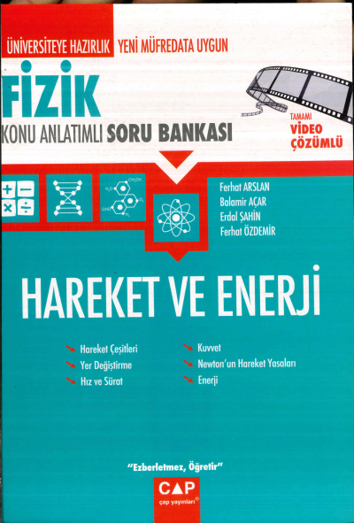 TYT-AYT FİZİK HAREKET VE ENERJİ KONU ANLATIMLI SORU BANKASI YKS Fotokopi