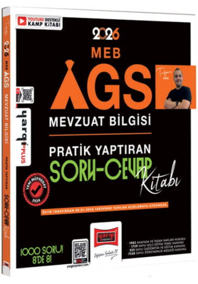 2026 MEB AGS Mevzuat Bilgisi Pratik Yaptıran Soru Cevap Kitabı Yargı Yayınları YKS Fotokopi