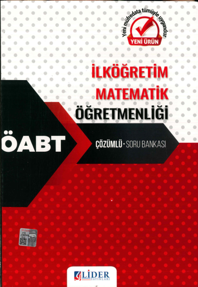 İLKÖĞRETİM MATEMATİK ÖĞRETMENLİĞİ ÇÖZÜMLÜ SORU BANKASI YKS Fotokopi