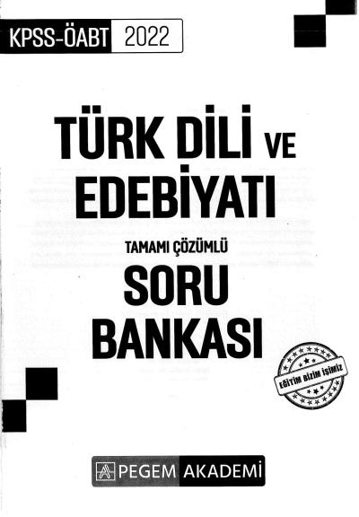 TAMAMI ÇÖZÜMLÜ SORU BANKASI YKS Fotokopi