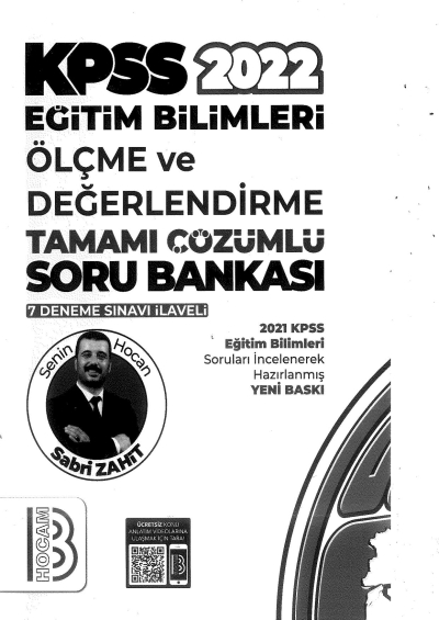 ÖLÇME VE DEĞERLENDİRME SORU BANKASI YKS Fotokopi