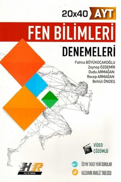 AYT Fen Bilimleri 20x40 Denemeleri Hız ve Renk Yayınları YKS Fotokopi