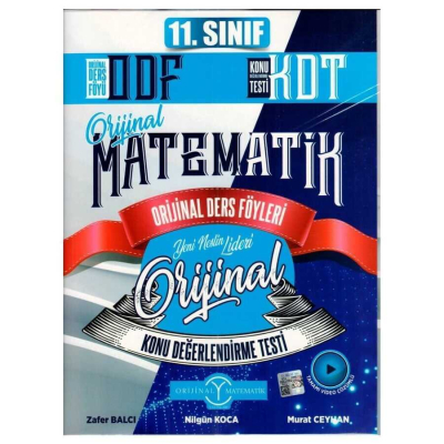 11. Sınıf Matematik ODF KDT Seti Orijinal Yayınları YKS Fotokopi