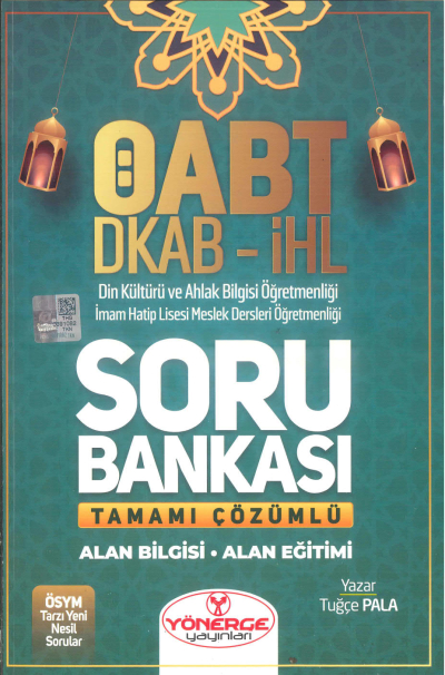 SORU BANKASI TAMAMI ÇÖZÜMLÜ ALAN BİLGİSİ-ALAN EĞİTİMİ YKS Fotokopi