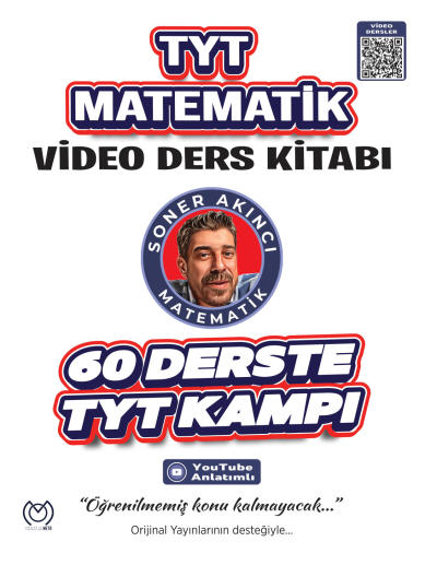TYT Matematik Video Ders Kitabı 60 Derste TYT Kampı Soner Akıncı YKS Fotokopi