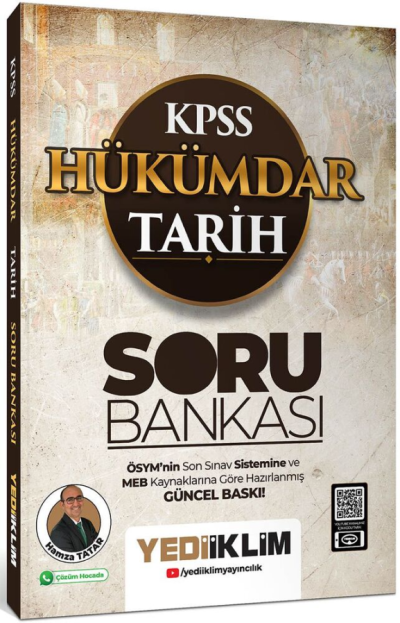 KPSS Tarih Hükümdar Soru Bankası Yediiklim Yayınları YKS Fotokopi