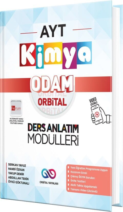 AYT Kimya Ders Anlatım Modülleri Orbital Yayınları YKS Fotokopi