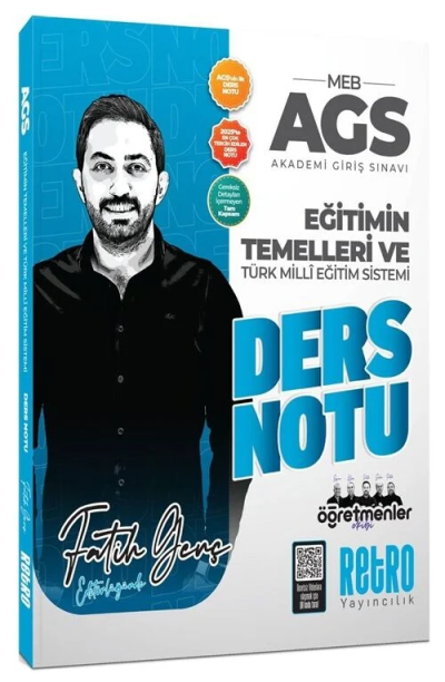 2026 MEB AGS Eğitimin Temelleri ve Türk Milli Eğitim Sistemi Retro Kitap YKS Fotokopi