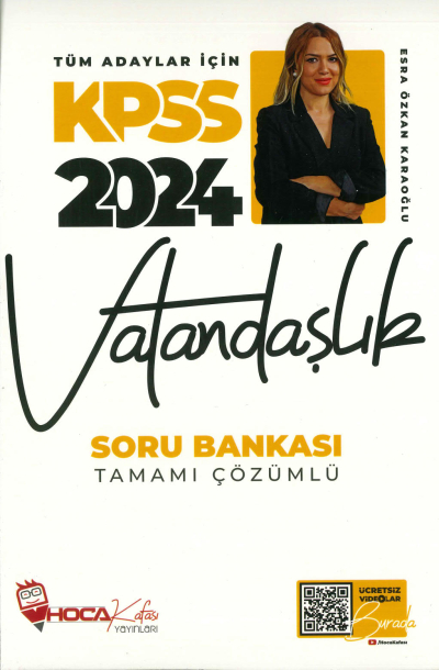 HOCA KAFASI VATANDAŞLIK TAMAMI ÇÖZÜMLÜ SORU BANKASI YKS Fotokopi