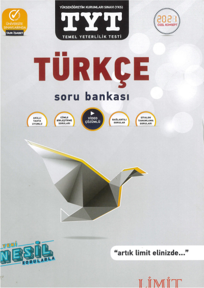 TYT YENİ NESİL SORULARLA TÜRKÇE SORU BANKASI YKS Fotokopi