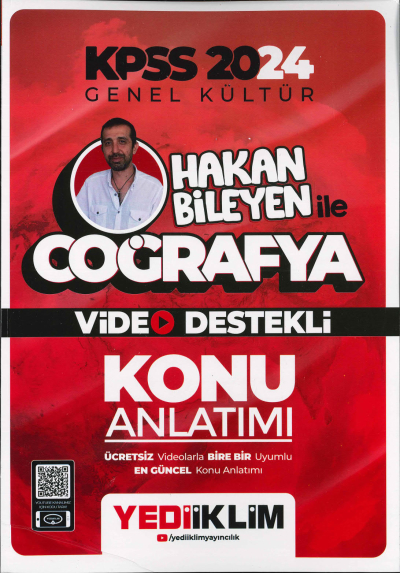 HAKAN BİLEYEN İLE COĞRAFYA VİDEO DESTEKLİ KONU ANLATIMI YKS Fotokopi