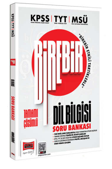Birebir Tamamı Çözümlü Dil Bilgisi Soru Bankası Yargı Yayınları YKS Fotokopi