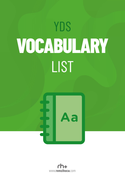 YDS VOCABULARY LIST YKS Fotokopi