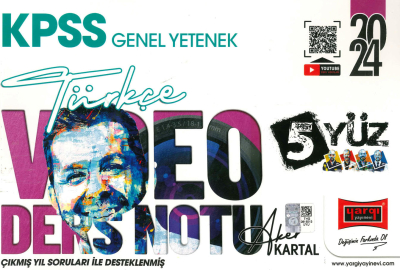 5YÜZ TÜRKÇE VİDEO DERS NOTU AKER KARTAL YKS Fotokopi