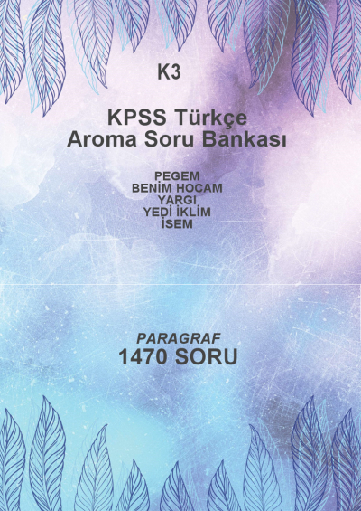 PARAGRAF --1470 SORU-- YKS Fotokopi