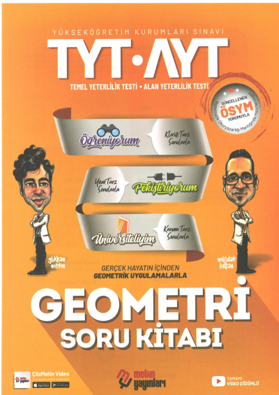TYT AYT Geometri Soru Kitabı YKS Fotokopi