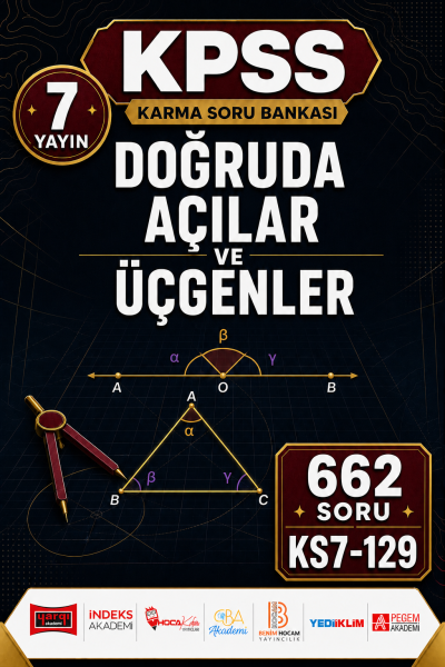 Doğruda Açılar ve Üçgenler 7 Yayın 662 Soru YKS Fotokopi