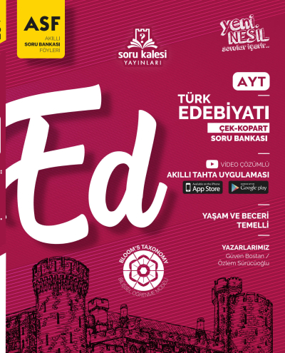 AYT Türk Edebiyatı Akıllı Soru Föyü Soru Kalesi Yayınları YKS Fotokopi