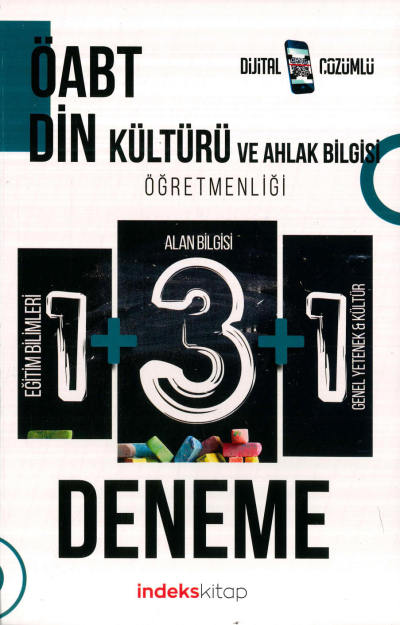 DİN KÜLTÜRÜ VE AHLAK BİLGİSİ ÖĞRETMENLİĞİ 1+3+1 DENEME YKS Fotokopi