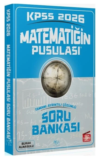2026 KPSS Matematik Matematiğin Pusulası Soru Bankası Çözümlü CBA Yayınları YKS Fotokopi