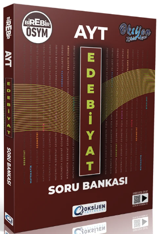AYT Edebiyat Soru Bankası Çözümlü Oksijen Yayınları YKS Fotokopi