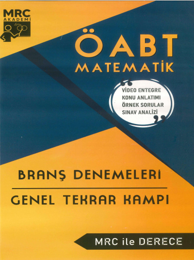 ÖABT İLKÖĞRETİM MATEMATİK BRANŞ DENEMELERİ GENEL TEKRAR KAMPI MRC İLE DERECE YKS Fotokopi