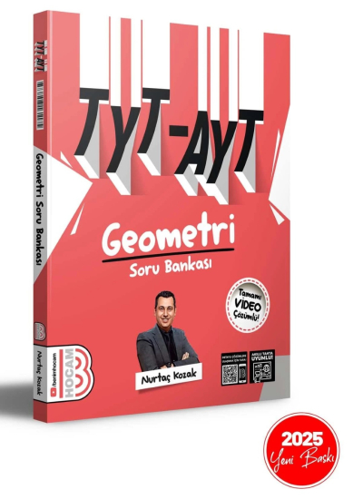 2025 TYT AYT Geometri Tamamı Video Çözümlü Soru Bankası Benim Hocam Yayınları YKS Fotokopi
