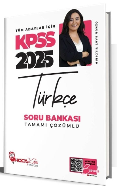 2025 KPSS Türkçe Tamamı Çözümlü Soru Bankası Hoca Kafası Yayınları YKS Fotokopi