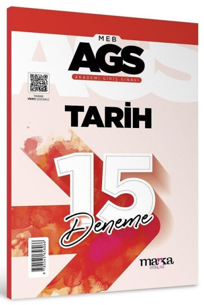 2025 MEB AGS Tarih 15 Deneme Tamamı Video Çözümlü Marka Yayınları YKS Fotokopi