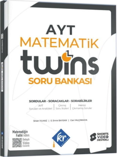 2027 AYT Twins Matematik Soru Bankası KR Akademi YKS Fotokopi