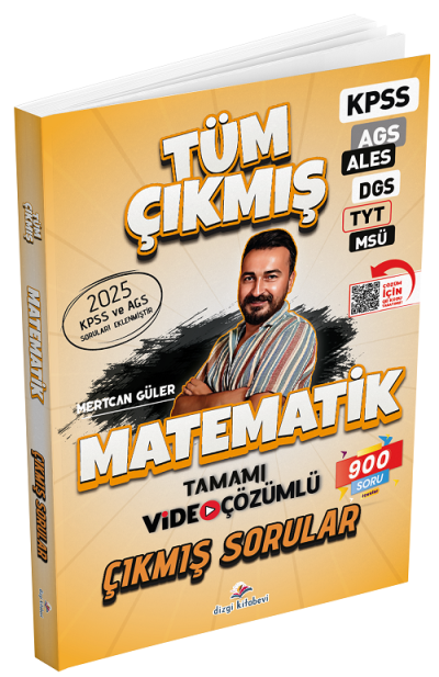 2026 KPSS MEB-AGS ALES DGS TYT MSÜ Matematik Çıkmış Sorular Mertcan Güler Dizgi Kitap YKS Fotokopi