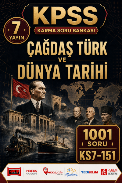 Çağdaş Türk ve Dünya Tarihi 7 Yayın 1001 Soru YKS Fotokopi
