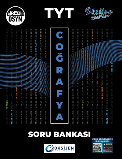 TYT Coğrafya Soru Bankası Oksijen Yayınları YKS Fotokopi