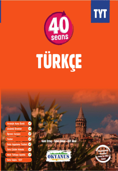 Tyt 40 Seans Türkçe Okyanus Yayıncılık YKS Fotokopi